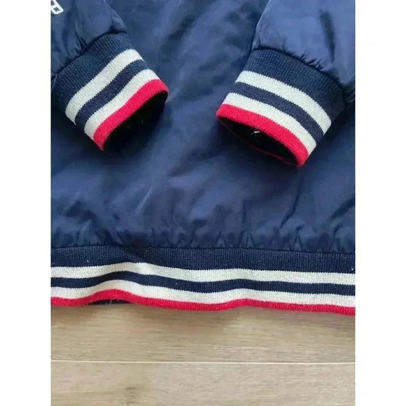 Vintage Superdry Sport 1990 Manhattan New York USA Bomber Jacket Men's M Snap Up - Picture 14 of 16